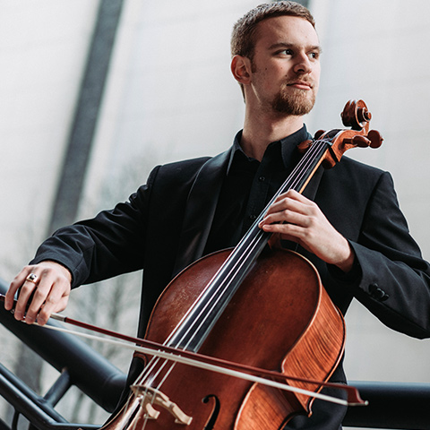 Matthew playing cello