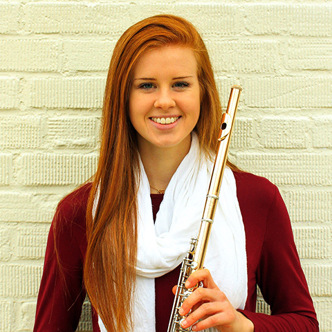 Erika with flute