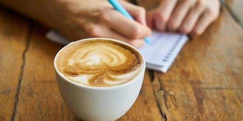coffee and notepad