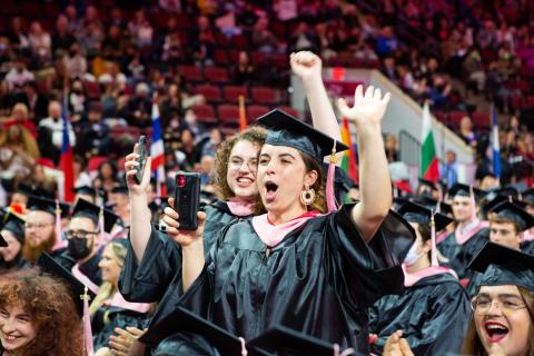 Students celebrate at commencement 