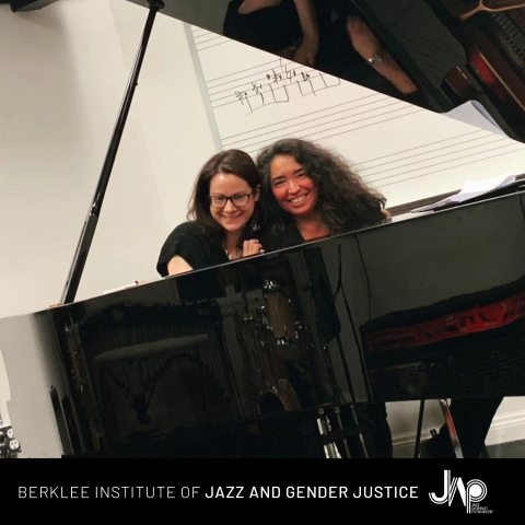 Angelica Sanchez visiting the Institute of Jazz and Gender Justice