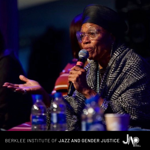 Dee Dee Bridgewater visiting the Institute of Jazz and Gender Justice